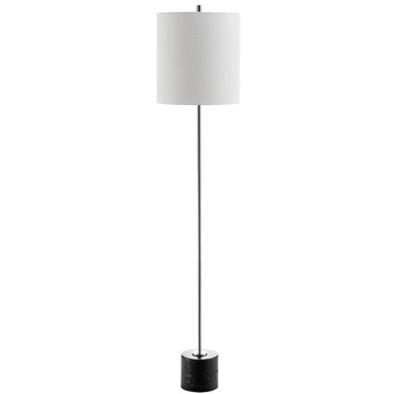 Levitt 60.5" Marble/Metal LED Floor Lamp - JONATHAN Y